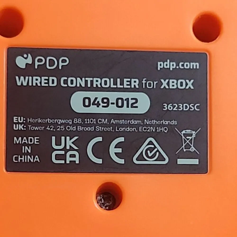 PDP Xbox Wired Game Controller Black Camo Ergonomic Headset Jack‎ Modern